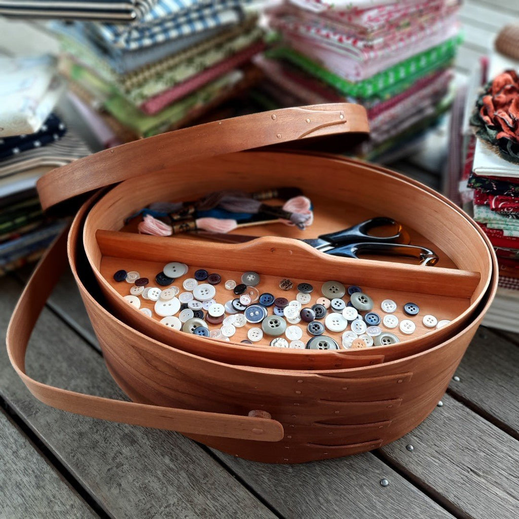 Oval Shaker Sewing Box #7